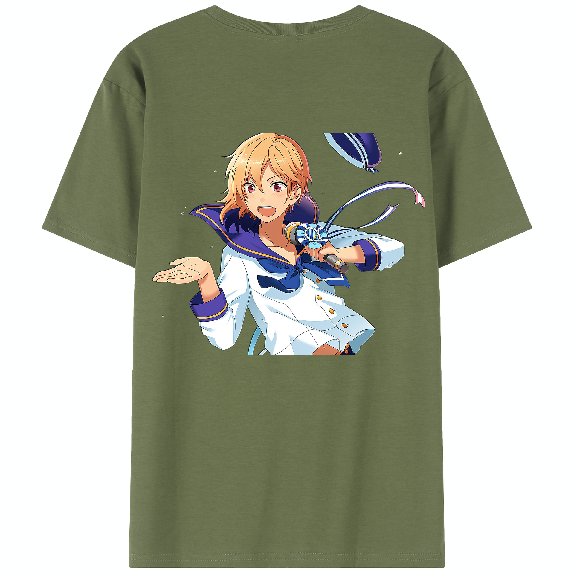 （画像用） あんさんぶるスターズ! Ensemble Stars 綿100％半袖Tシャツ（背面プリント）
